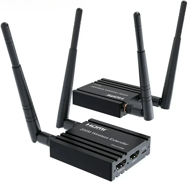 Подовжувач HDMI-сигналу бездротовий ExtraDigital 1080p/60Гц до 200 м Loop-Out (9990000914746) - зображення 2