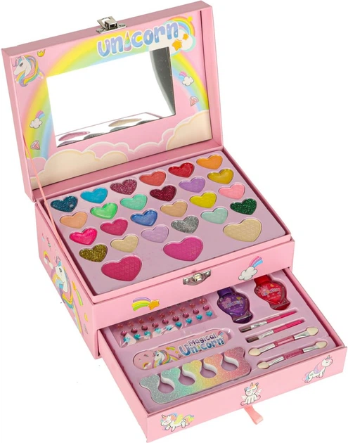 Набір для макіяжу та манікюру Kik єдиноріг валізка (5903039765412) - зображення 2