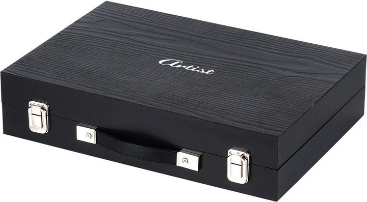 Zestaw artystyczny do malowania AM/63 w drewnianej walizce 174 el. (8720573021944) - obraz 3