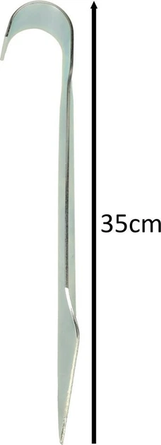 Анкери KIK гачки для кріплення батута гойдалки воріт 6 штук 35 x 4 см (5903039746596) - зображення 2