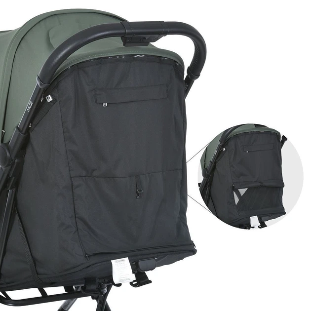Прогулянкова коляска El Camino ME 1118 Muse Khaki Green - зображення 7
