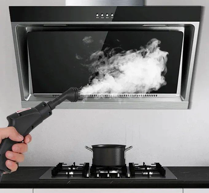 【100℃蒸気噴射×18000Pa超強吸引力×60℃加熱お湯】 Пароочиститель для дома + 8 насадок, 2500 Вт (1,2л
