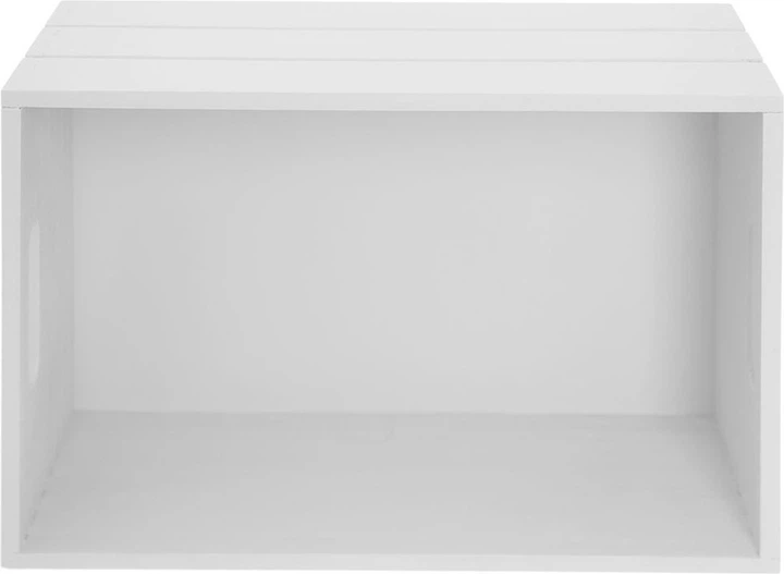 Skrzynka do przechowywania Orion drewniana 36 x 26 x 15 cm Biała (8592381190569) - obraz 2