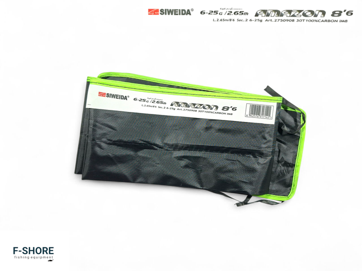 Спиннинг карбоновый для хищной рыбы Siweida Amazon 6-25g 2.65 m (2750908) - изображение 6