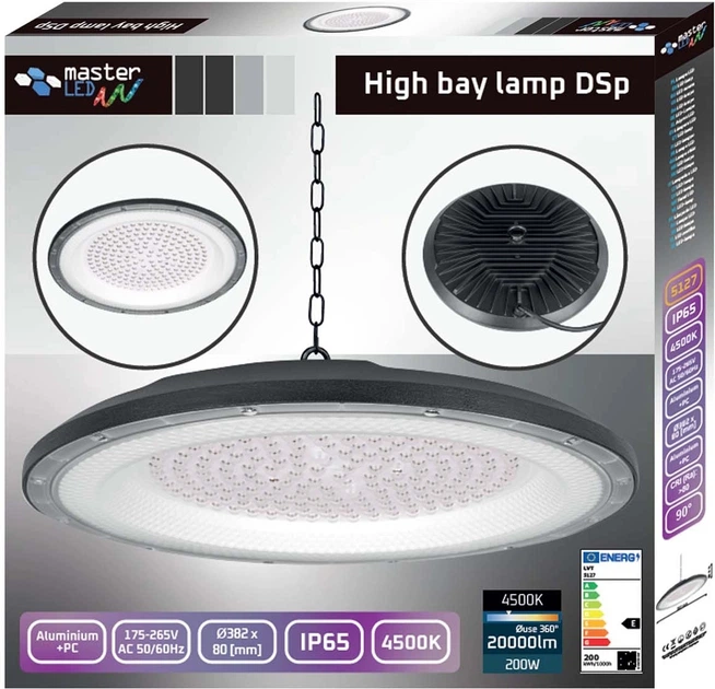 Lampa przemysłowa master LED High Bay 200W 4500K - obraz 4