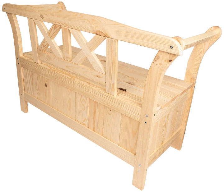 Ławka ogrodowa ze skrzynią Kadax Rosay K10073 - obraz 3