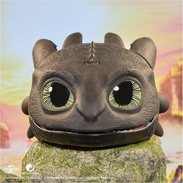 Інтерактивна маска Spin Master Dreamworks Dragons Як приборкати дракона Беззубик, Electronic Blast & Roar Toothless Mask - зображення 5