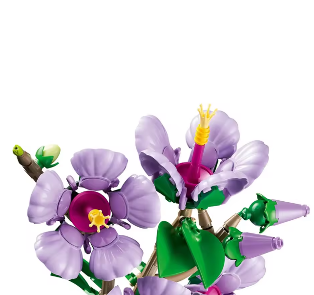 Конструктор Hibiscus flowers квітка у вазоні - зображення 6