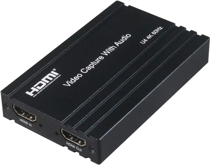Urządzenie przechwytujące wideo ExtraDigital Loop HDMI USB3.0 4K/60Hz Black (9990000916023) - obraz 2