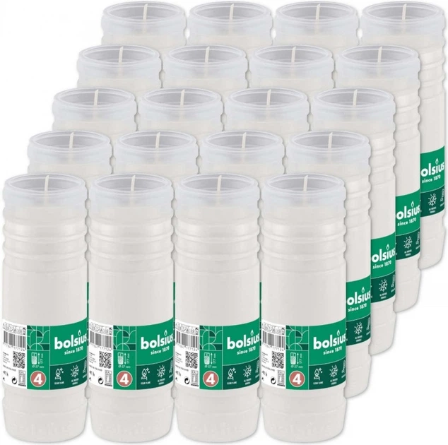 Wkład do zniczy parafinowy Bolsius RP4 91H 20 szt (8717847177131) - obraz 2