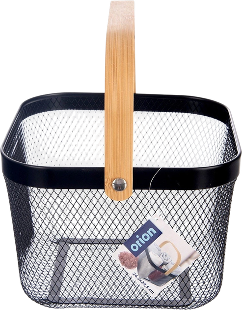 Кошик для зберігання Orion RADKA металевий 27 x 24.5 x 17.5 см Чорний (8592381201340) - зображення 4