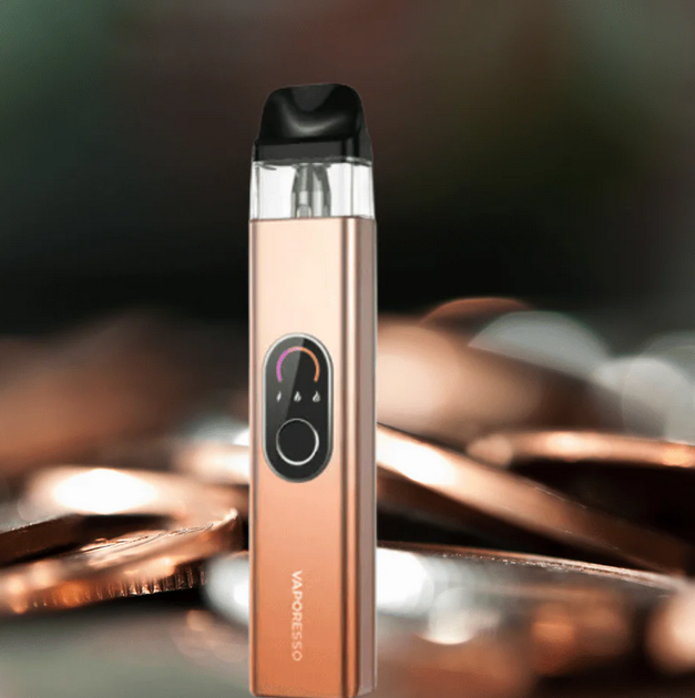 Под система Vaporesso XROS 4 Champagne Gold вейп1000 мАч многоразовая электронка иксрос 4 до 30 Вт картриджи 2 мл / 3 мл - изображение 6