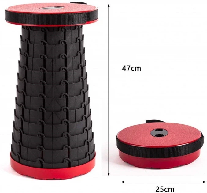Складаний табурет пластиковий круглий (FLEXIBLE STOOL) (20) у пап. 20 шт. - зображення 7