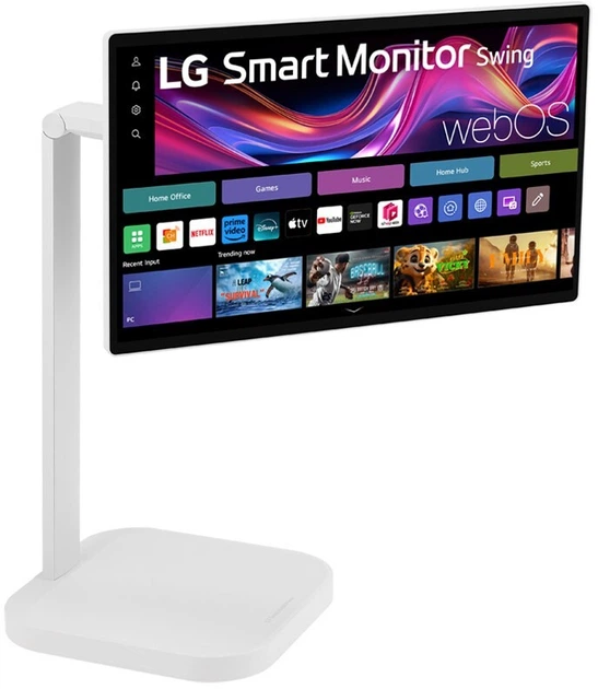 Монітор 31.5" LG Smart Monitor Swing (32U889SA-W) - зображення 10