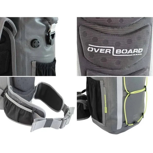 Герморюкзак OverBoard OB1205GRY-EU TrekDry Backpack 30 л - сірий - изображение 5