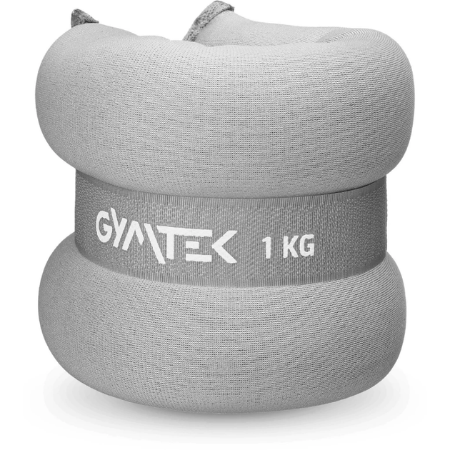 Обважнювачі Gymtek для рук і ніг 2 х 1 сірий - изображение 4