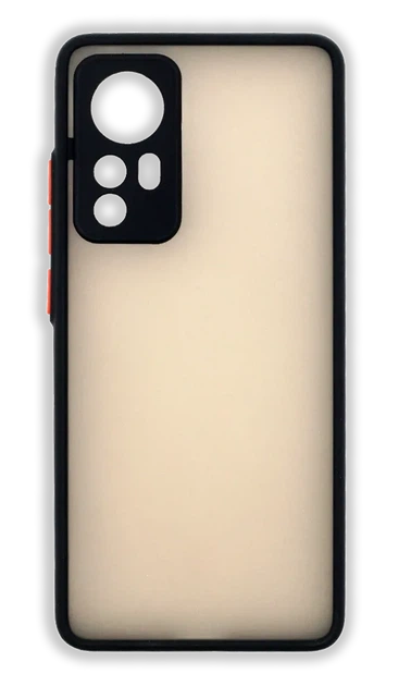 Чохол-накладка MakeFuture Frame Matte PC+TPU для Xiaomi Redmi 12/12X Black - Фото 1 Чохол-накладка MakeFuture Frame Matte PC+TPU для Xiaomi Redmi 12/12X Black - изображение 1
