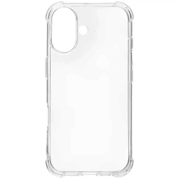 Чохол силіконовий WS Clear Shockproof для iPhone 17 Transparent - Фото 1 Чохол силіконовий WS Clear Shockproof для iPhone 17 Transparent - зображення 1