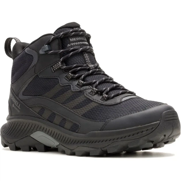Черевики демісезонні для туризму Merrell Speed Strike 2 MID GTX Mns black 41 (100083553) - Фото 1 Черевики демісезонні для туризму Merrell Speed Strike 2 MID GTX Mns black 41 (100083553) - зображення 1