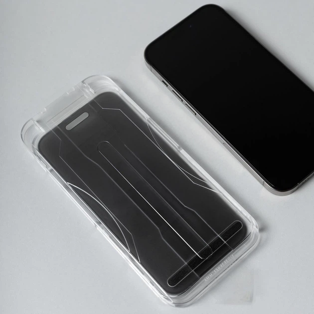 Защитное стекло Proove Privacy 360 Installation Box iPhone 14 Pro Max/15 Plus/16 Plus black - Фото 8 Защитное стекло Proove Privacy 360 Installation Box iPhone 14 Pro Max/15 Plus/16 Plus black - изображение 8