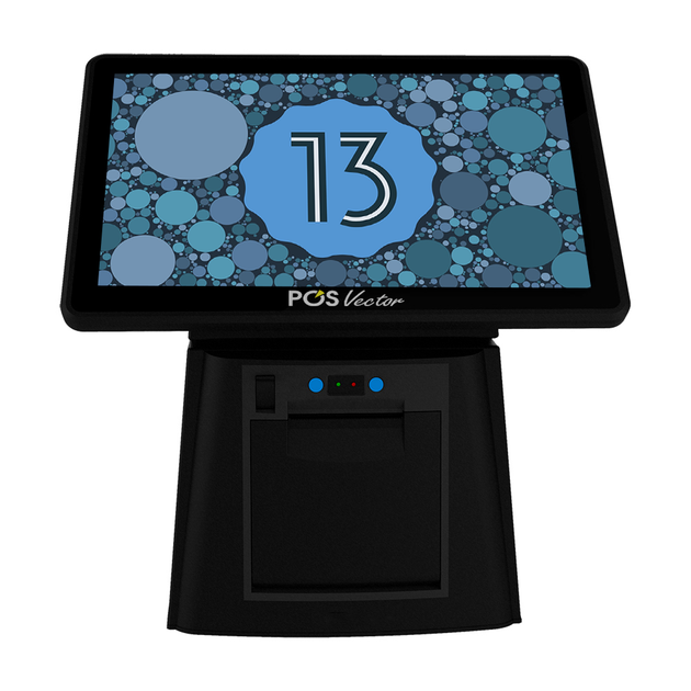 Сенсорний POS-термінал 2-в-1, моноблок 11,6″ POS Vector Selena Android 13 із вбудованим чековим принтером (GC099A-4/32) - зображення 6