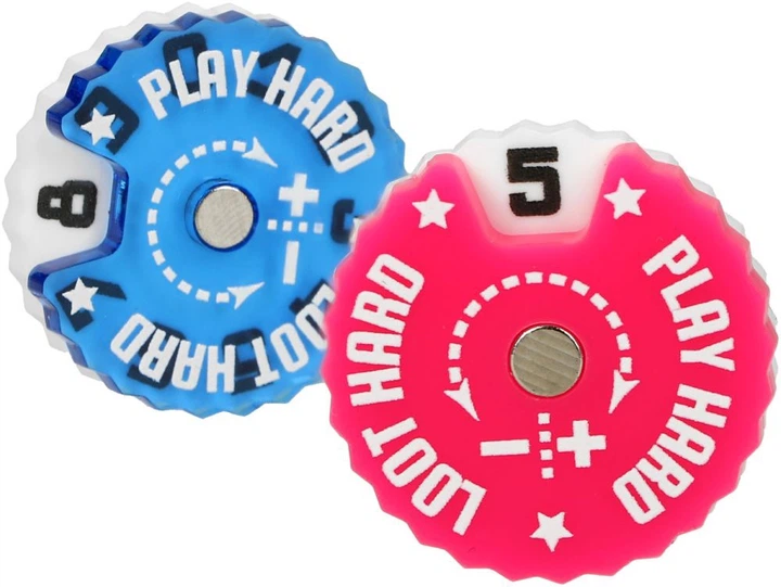 Трекери для ігор магнітні Epic Loot Box 2.5 см 7 шт (5907086563816) - зображення 5