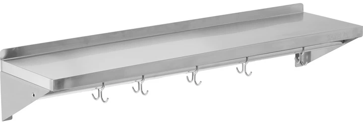 Półka wisząca Yato YG-08936 z rantem i haczykami pojedyncza 1000 × 300 × 180 mm (5906083105197) - obraz 2