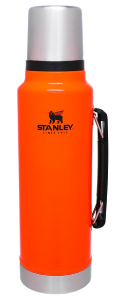 Термос стальной вакуумный Стенли Классик Stanley CLASSIC 1,4 литра цвет Blaze Orange - Фото 1 Термос стальной вакуумный Стенли Классик Stanley CLASSIC 1,4 литра цвет Blaze Orange - изображение 1
