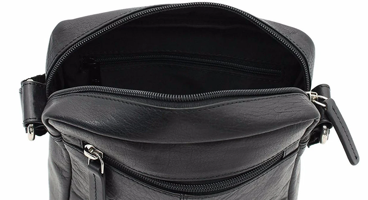 Чоловіча шкіряна сумка через плече Visconti S7 Messenger Bag A5 (Black) - Фото 8 Чоловіча шкіряна сумка через плече Visconti S7 Messenger Bag A5 (Black) - зображення 8