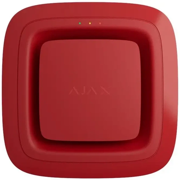 Датчик пожарный звуковой Ajax EN54 FireProtect Sounder red, Jeweller, EN54, беспроводной, красный - Фото 1 Датчик пожарный звуковой Ajax EN54 FireProtect Sounder red, Jeweller, EN54, беспроводной, красный - изображение 1