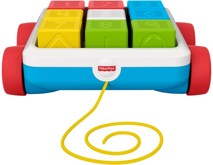 Zabawka do ciągnięcia Fisher-Price Kolorowe klocki GJW10 (0887961818949) - obraz 2