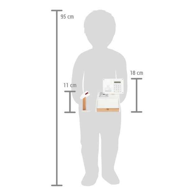 Касовий апарат Small Foot дерев'яний з калькулятором (4020972122490) - зображення 11