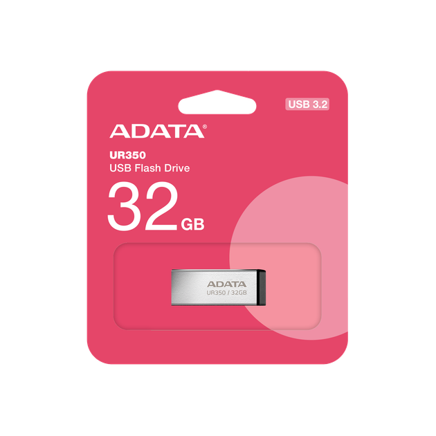 Флеш-накопичувач ADATA USB 3.2 UR 350 32Gb Silver/Black (UR350-32G-RSR/BK) - изображение 7