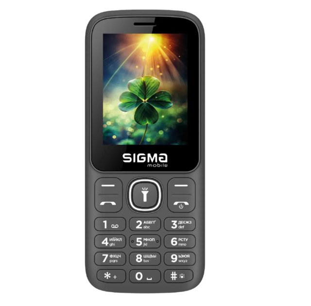 Мобильный телефон Sigma X-style 242 LUCKY Grey UA - Фото 2 Мобильный телефон Sigma X-style 242 LUCKY Grey UA - изображение 2