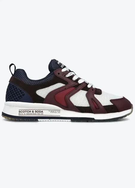 Кроссовки Scotch&Soda Vivex 13.5A (s/n 23839411), Бордовый, Размер 43 (US 9.5), 28.5 см - Фото 2 Кроссовки Scotch&Soda Vivex 13.5A (s/n 23839411), Бордовый, Размер 43 (US 9.5), 28.5 см - изображение 2