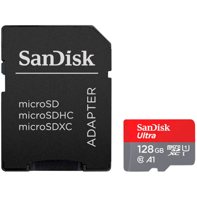 Карта пам'яті microSDXC (UHS-1) SanDisk Ultra 128Gb class 10 A1 (140Mb/s) (adapter SD) Imaging Packaging - изображение 4