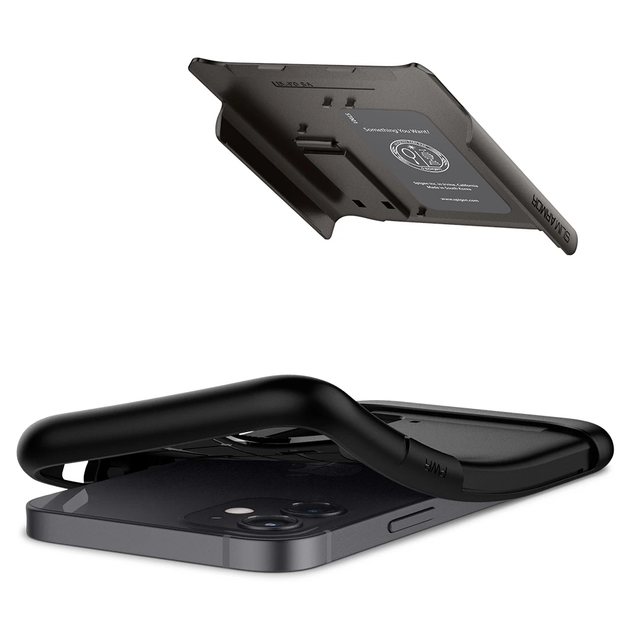 Чохол Spigen Slim Armor для Apple iPhone 12 Mini (ACS01546) Gunmetal - Фото 5 Чохол Spigen Slim Armor для Apple iPhone 12 Mini (ACS01546) Gunmetal - зображення 5