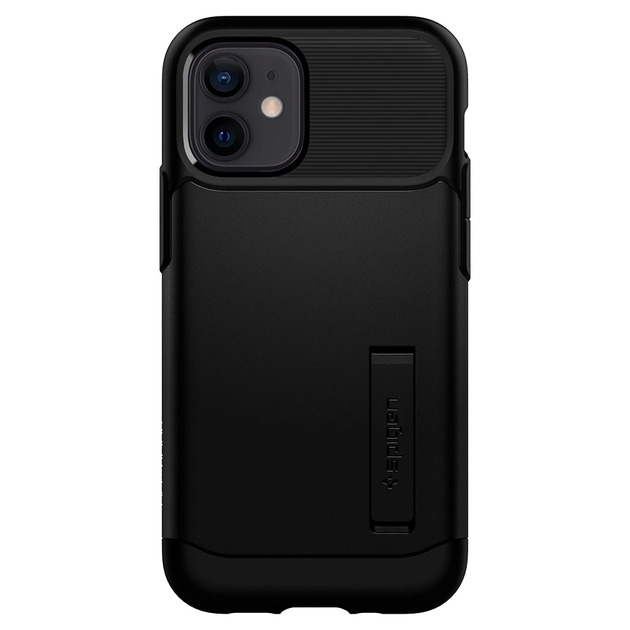 Чохол Spigen Slim Armor для Apple iPhone 12 Mini (ACS01545) Black - Фото 2 Чохол Spigen Slim Armor для Apple iPhone 12 Mini (ACS01545) Black - изображение 2
