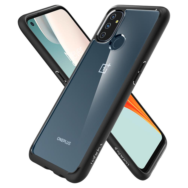 Чохол Spigen Ultra Hybrid для OnePlus Nord N100 (ACS02603) Matte Black - зображення 5