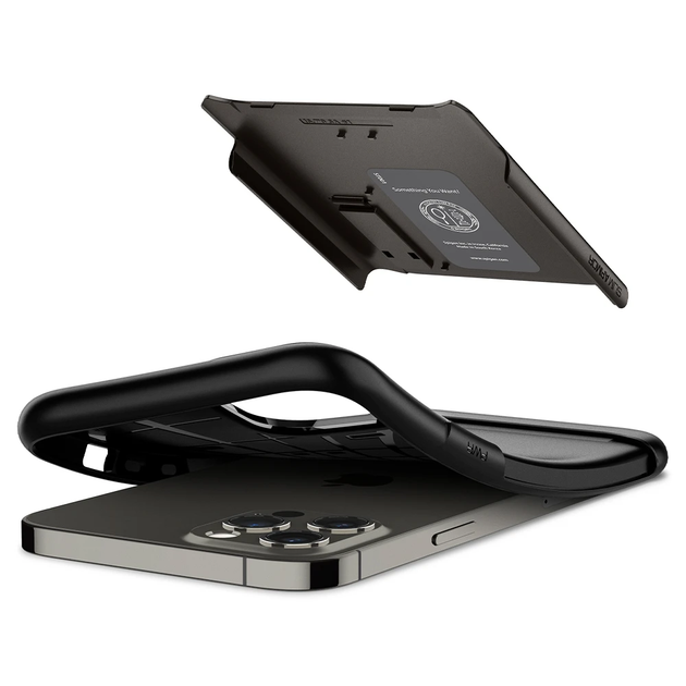 Чохол Spigen Slim Armor для Apple iPhone 12 Pro Max (ACS01480) Gunmetal - зображення 5