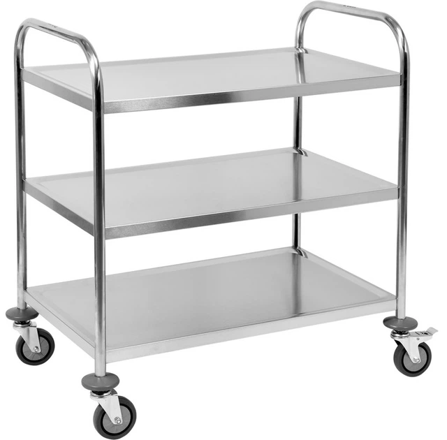 Візок Yato YG-09091 для офіціантів 3-ярусний (5906083003134) - зображення 2