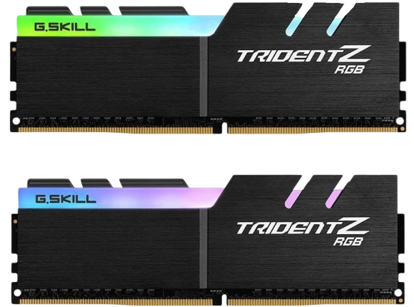 Оперативна пам'ять G.Skill 32GB (2x16GB) DDR4 3200MHz Trident Z RGB Black (F4-3200C16D-32GTZR) - Фото 1 Оперативна пам'ять G.Skill 32GB (2x16GB) DDR4 3200MHz Trident Z RGB Black (F4-3200C16D-32GTZR) - зображення 1