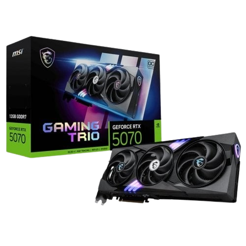 Відеокарта GeForce RTX 5070 Ti 16GB MSI Gaming Trio OC (RTX 5070 Ti 16G GAMING TRIO OC) - изображение 6