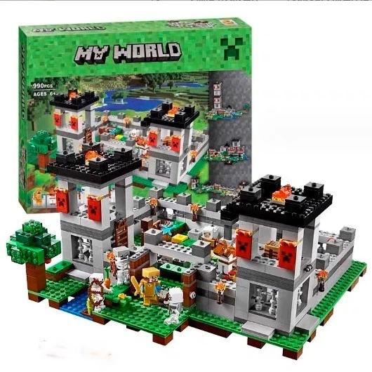 Дитячий конструктор Майнкрафт Minecraft "Фортеця" / 990 деталей - Фото 1 Дитячий конструктор Майнкрафт Minecraft "Фортеця" / 990 деталей - зображення 1