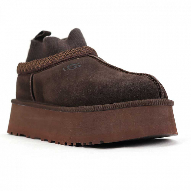 Жіночі уггі Тазз Вязані Сліппер Ультра Міні Платформа Коричневі UGG Tazz Platform Knit Chocolate (38, коричневий) - изображение 2