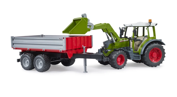 Набор игрушечный Bruder Трактор Fendt Vario 211 с передним погрузчиком и прицепом (2182_5) - Фото 4 Набор игрушечный Bruder Трактор Fendt Vario 211 с передним погрузчиком и прицепом (2182_5) - изображение 4