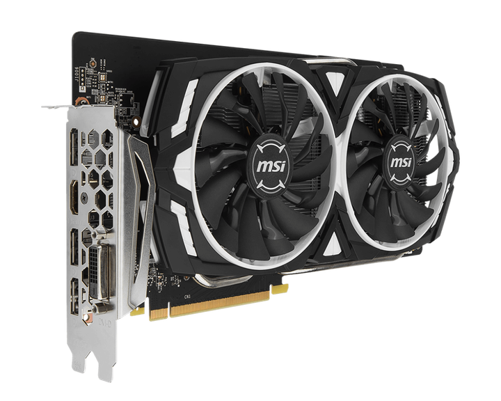 Відеокарта GeForce GTX 1060 6GB MSI Armor (GTX 1060 ARMOR 6G) Б/В - Фото 1 Відеокарта GeForce GTX 1060 6GB MSI Armor (GTX 1060 ARMOR 6G) Б/В - зображення 1