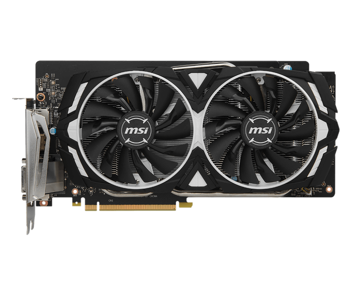 Відеокарта GeForce GTX 1060 6GB MSI Armor (GTX 1060 ARMOR 6G) Б/В - Фото 4 Відеокарта GeForce GTX 1060 6GB MSI Armor (GTX 1060 ARMOR 6G) Б/В - зображення 4