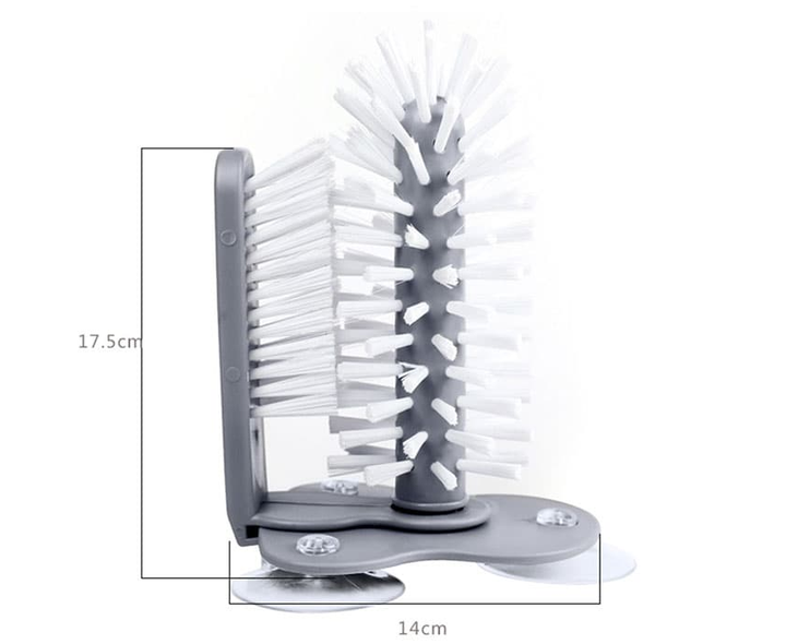 Щітка для миття склянок та пляшок Multi-Function Suction Cup Brush, скловідмивач -COPY- - Фото 8 Щітка для миття склянок та пляшок Multi-Function Suction Cup Brush, скловідмивач -COPY- - зображення 8