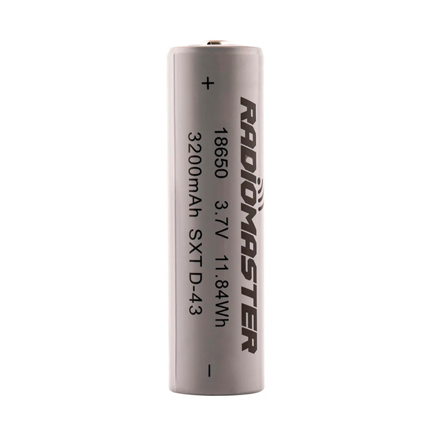 Акумулятор 18650 RadioMaster SXT D-43 3200 mAh 3.7V сумісний з TX12 MKII ELRS, TX16S M2 (18770) - Фото 1 Акумулятор 18650 RadioMaster SXT D-43 3200 mAh 3.7V сумісний з TX12 MKII ELRS, TX16S M2 (18770) - зображення 1